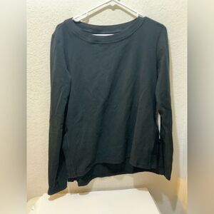 Nancy Rose Performance Top Women’s black Long Sleeve sweatshirt Shirt Athletic